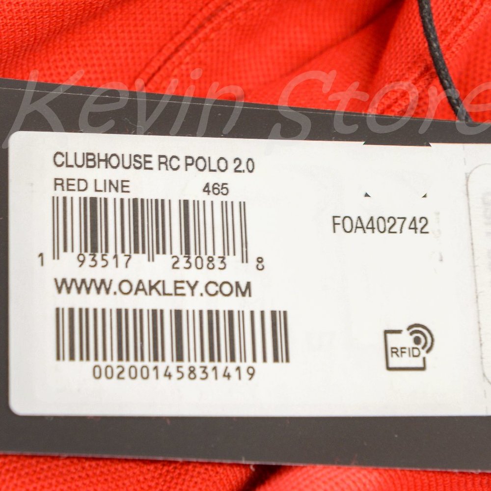 Oakley Men's Clubhouse Rc Polo 2.0  Red - Picture 12 of 12